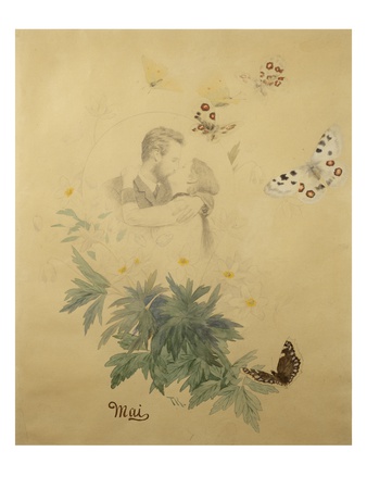 May, 1890 (W/C And Pencil On Paper) by Theodor Severin Kittelsen Pricing Limited Edition Print image