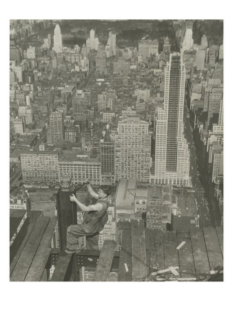 A Worker At The Edge Of A Platform, Looking North by Lewis Wickes Hine Pricing Limited Edition Print image