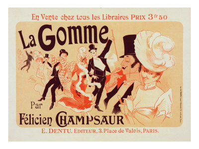 La Gomme by Jules Cheret Pricing Limited Edition Print image