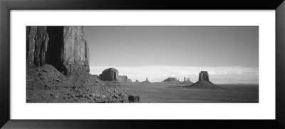 Rock Formations On A Landscape, Monument Valley, Arizona, Usa by Panoramic Images Pricing Limited Edition Print image