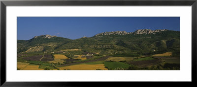 Lavender Fields, Mount St. Michael, Normandy, France by Panoramic Images Pricing Limited Edition Print image
