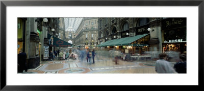 Large Group Of People On The Street, Milan, Italy by Panoramic Images Pricing Limited Edition Print image