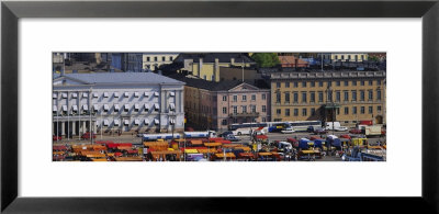 Market Along A Harbor, Helsinki, Finland by Panoramic Images Pricing Limited Edition Print image
