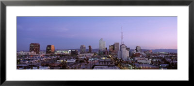 Aerial View Of The City At Dusk, Phoenix, Arizona, Usa by Panoramic Images Pricing Limited Edition Print image
