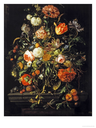 Fruit And Vase Still-Life by Jan Davidsz. De Heem Pricing Limited Edition Print image