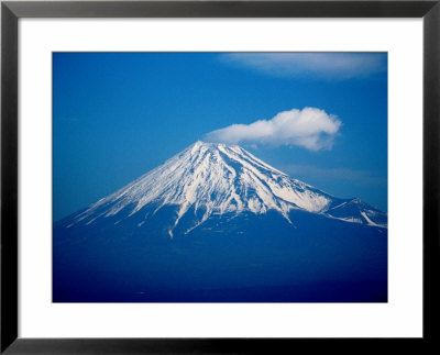Snow Capped Mt. Fuji, Mt. Fuji, Japan by Frank Carter Pricing Limited Edition Print image