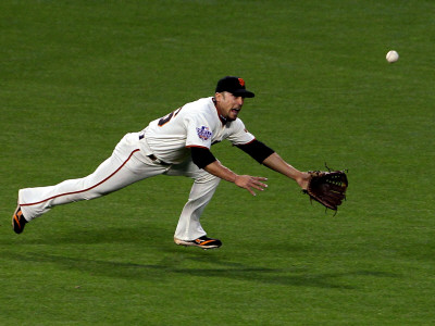 Texas Rangers V San Francisco Giants, Game 1: Andres Torres by Justin Sullivan Pricing Limited Edition Print image