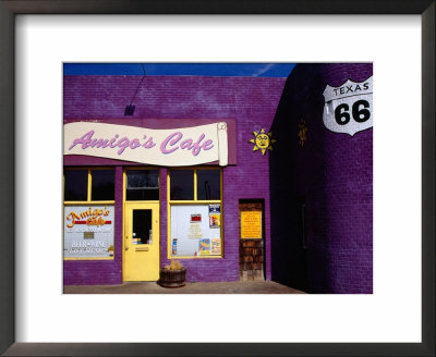 Route 66, Cafe Front 6Th Avenue, Amarillo, Texas by Witold Skrypczak Pricing Limited Edition Print image