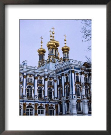 Grand Palace Or Catherine Palace In Tsarskoye Selo, St. Petersburg, Russia by Martin Moos Pricing Limited Edition Print image