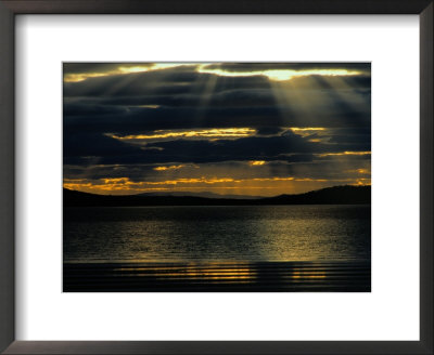 The Sun Sets Over The Water In Tasmania by Sam Abell Pricing Limited Edition Print image