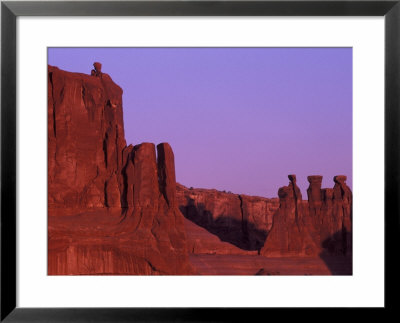 Morning View Of Three Gossips From La Sal Mountains Viewpoint, Arches National Park, Utah, Usa by Jamie & Judy Wild Pricing Limited Edition Print image