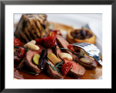 Roast Rump Of Summer Lamb At Lake House, Melbourne, Victoria, Australia by Greg Elms Pricing Limited Edition Print image