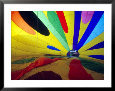 Interior View Of An Inflating Hot Air Balloon, Washington, Usa by William Sutton Pricing Limited Edition Print image