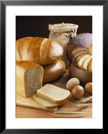 Still Life With Bread, Cereal Ears And Eggs by Vladimir Shulevsky Pricing Limited Edition Print image