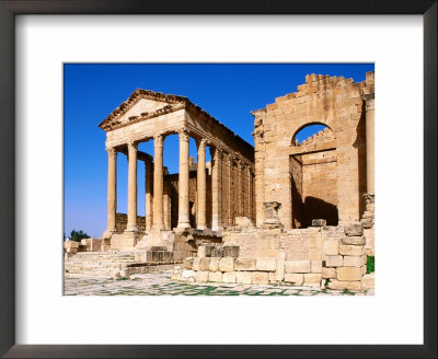 Remains Of Roman Temple, Sbeitla, Kairouan, Tunisia by Ariadne Van Zandbergen Pricing Limited Edition Print image