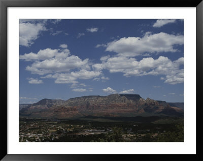 View Of Sedona With Red Sandstone Mountains In The Distance by Stacy Gold Pricing Limited Edition Print image