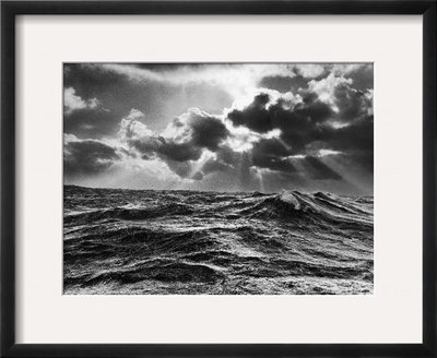 North Atlantic Wave Whipped High In A Midwinter Squall by William Vandivert Pricing Limited Edition Print image