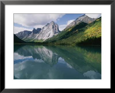 Scenic View Of Mountains Reflected In A Lake by Gordon Wiltsie Pricing Limited Edition Print image
