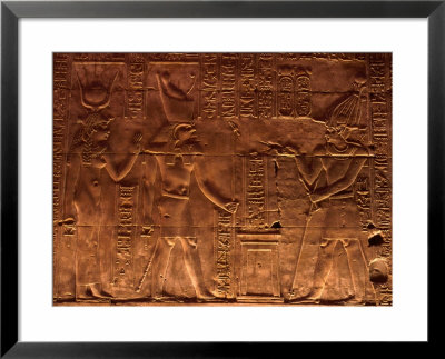 Relief Carving Inside Temple Of Horus, Edfu, Egypt by Anders Blomqvist Pricing Limited Edition Print image