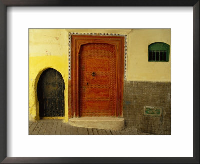Detail From The Interior Of The Kasbah, Tangiers, Morocco, Africa by Guy Thouvenin Pricing Limited Edition Print image