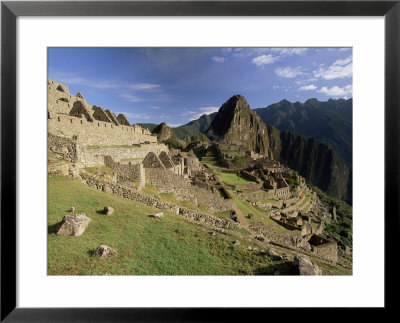 Ruins Of Inca City, Machu Picchu, Unesco World Heritage Site, Urubamba Province, Peru by Gavin Hellier Pricing Limited Edition Print image