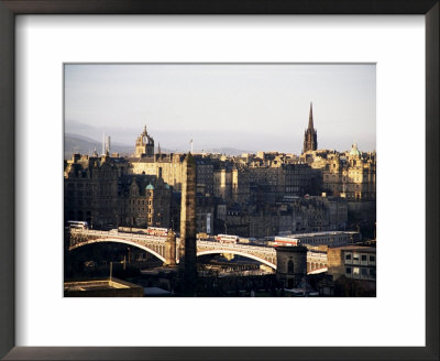 View Of City From Calton Hill, Edinburgh, Lothian, Scotland, United Kingdom by Michael Jenner Pricing Limited Edition Print image