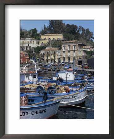 Fishing Village Of Santa Maria La Scala, Sicily, Italy, Mediterranean by Sheila Terry Pricing Limited Edition Print image