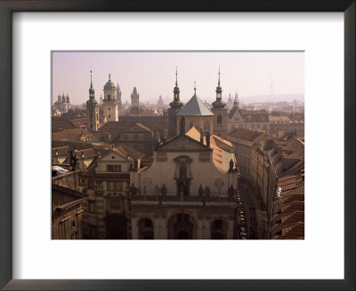 Klementinum Rooftop View, Krizovnicke Namesti, Prague, Czech Republic by Neale Clarke Pricing Limited Edition Print image