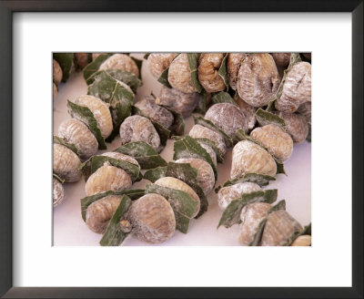 Strings Of Dried Figs In The Market, Dubrovnik, Dalmatia, Croatia by Peter Higgins Pricing Limited Edition Print image