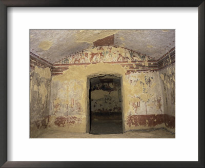 Etruscan Tomb, Caccia E Pesca, Tarquinia, Unesco World Heritage Site, Italy by Ken Gillham Pricing Limited Edition Print image