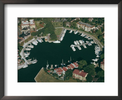 Aerial View Of Hilton Head Harbour Town, South Carolina, Usa by Kim Hart Pricing Limited Edition Print image