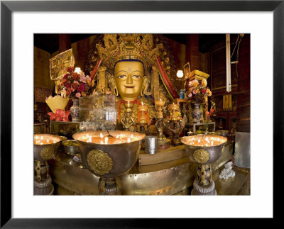 Panorama Of Tibetan Buddhist Chapel At Drepung Monastery, Lhasa, Tibet, China by Don Smith Pricing Limited Edition Print image