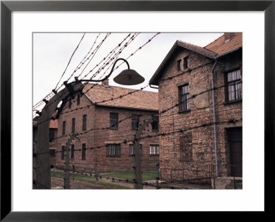 Cell Blocks, Auschwitz Concentration Camp, Unesco World Heritage Site, Makopolska, Poland by Ken Gillham Pricing Limited Edition Print image