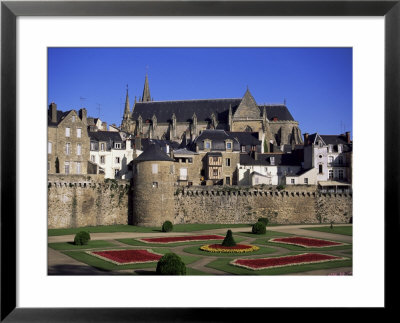 Cathedral And Town, Vannes, Brittany, France by J Lightfoot Pricing Limited Edition Print image
