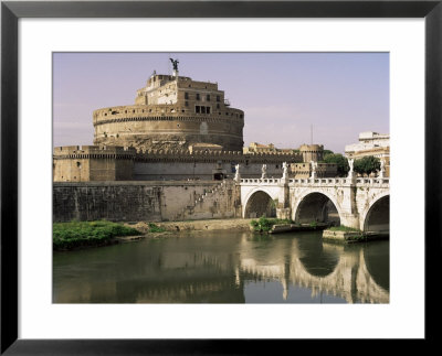 Castel San Angelo And River Tiber, Rome, Lazio, Italy by G Richardson Pricing Limited Edition Print image