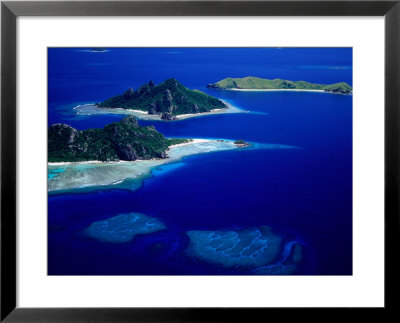 Aerial View Of Islands, Fiji by David Wall Pricing Limited Edition Print image