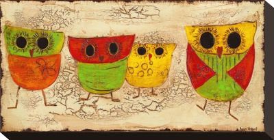 Owl Family I by Anne Hempel Pricing Limited Edition Print image