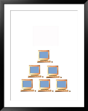 A Pyramid Of Computers by Jim Mcguire Pricing Limited Edition Print image