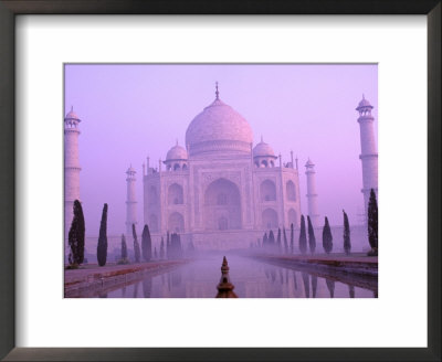 Taj Mahal At Dawn, Agra, India by Pete Oxford Pricing Limited Edition Print image