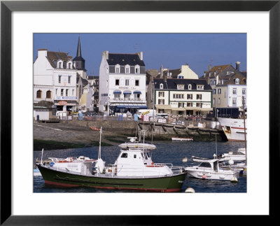 Harbour And Fishing Boats, Le Palais, Belle Ile En Mer, Brittany, France by Guy Thouvenin Pricing Limited Edition Print image