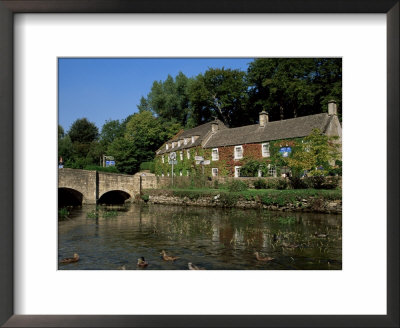Swan Hotel, Bibury, Gloucestershire, The Cotswolds, England, United Kingdom by Roy Rainford Pricing Limited Edition Print image