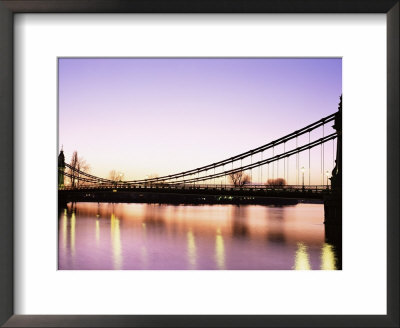 Hammersmith Bridge, London, England, United Kingdom by Nick Wood Pricing Limited Edition Print image