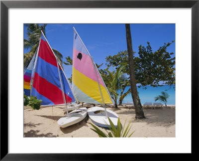 Sail Boats, Galley Bay, Antigua, Caribbean, West Indies, Central America by Firecrest Pictures Pricing Limited Edition Print image