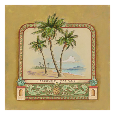 Coconut Palms by Elizabeth Garrett Pricing Limited Edition Print image