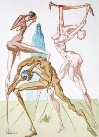 Dc Enfer 26 - Les Habitants De Prato by Salvador Dalí Pricing Limited Edition Print image
