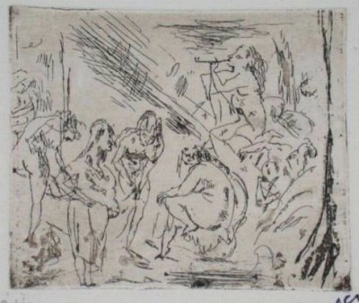 081 - La Baignade by Jules Pascin Pricing Limited Edition Print image