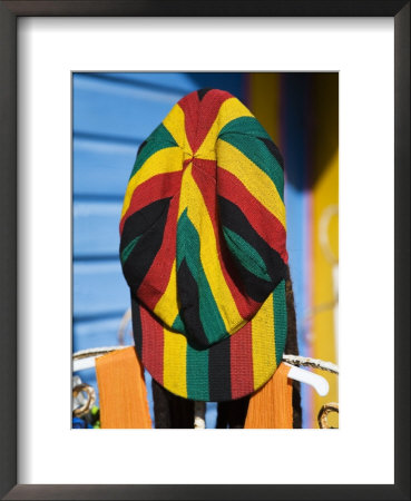 Cap In Jamaican Colours At Craft Market by Richard Cummins Pricing Limited Edition Print image