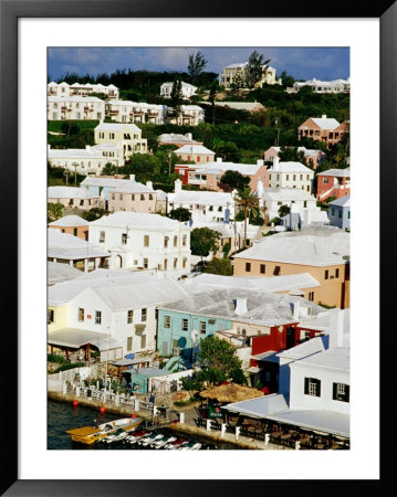 Town Buildings And Waterfront, St. George's Island, St. George's Parish, Bermuda by Richard Cummins Pricing Limited Edition Print image