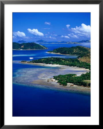 Aerial View Of Malolo Island, Fiji by David Wall Pricing Limited Edition Print image