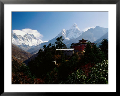Tengboche Monastery In Front Of Mt Everest, Lhotse, Nuptse And Ama Dablam by Richard I'anson Pricing Limited Edition Print image